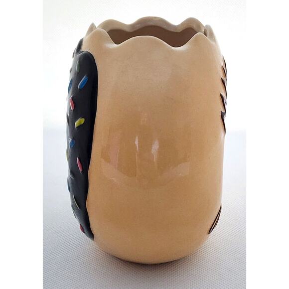 MUG-NOVELTY-Large Donut-Unique Shape-Chocolate-Sprinkles - Picture 3 of 13